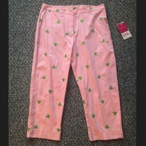 Lilly Pulitzer Petite Bermuda Pink Capri